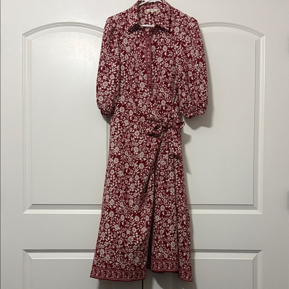 Max Studio Floral Red Dress